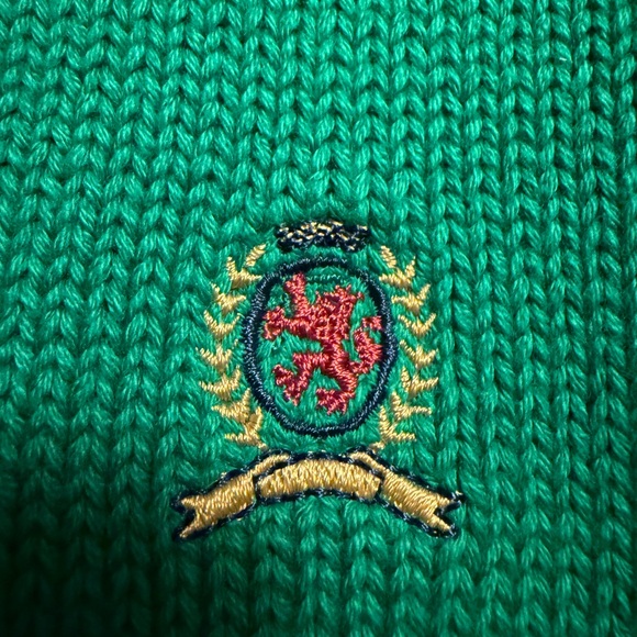 Tommy Hilfiger Teal Women's Crew Neck Sweater - Picture 2 of 5